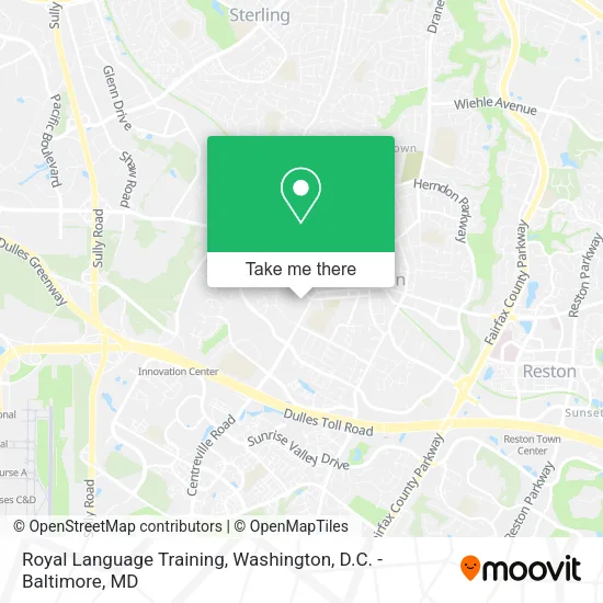 Royal Language Training map