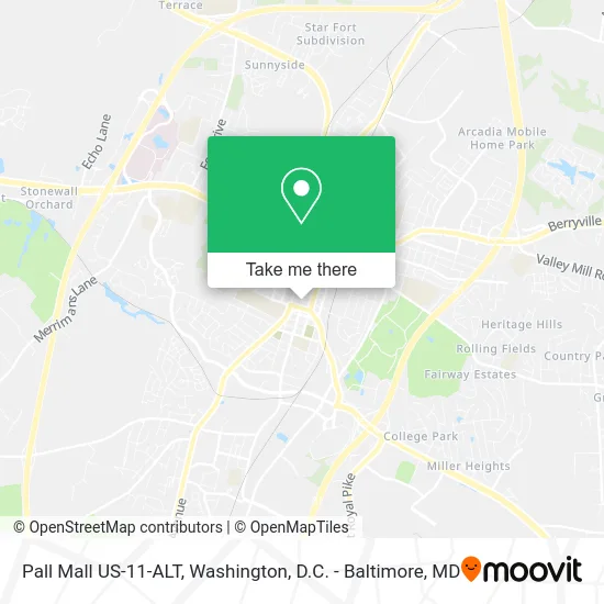 Pall Mall US-11-ALT map