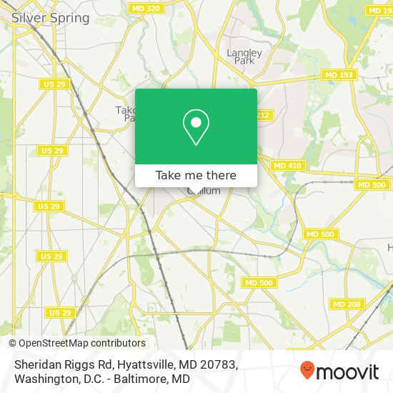 Sheridan Riggs Rd, Hyattsville, MD 20783 map