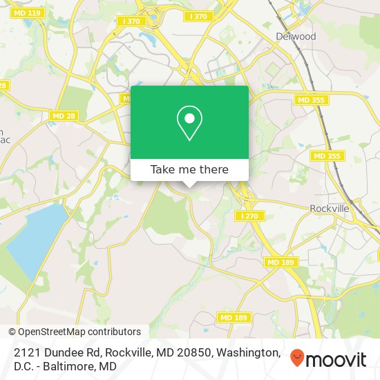 2121 Dundee Rd, Rockville, MD 20850 map