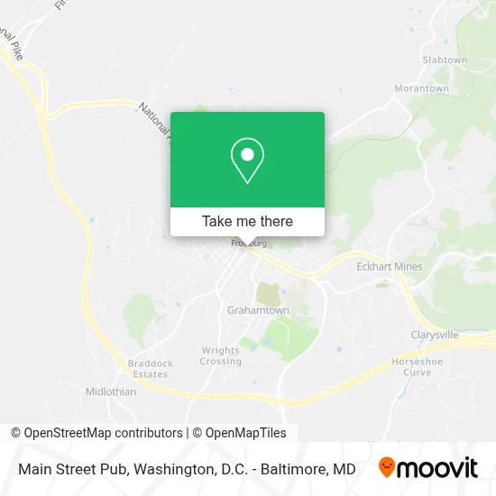 Main Street Pub map