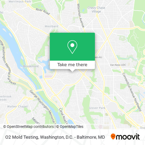 O2 Mold Testing map