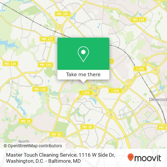 Master Touch Cleaning Service, 1116 W Side Dr map