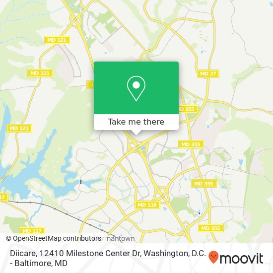 Diicare, 12410 Milestone Center Dr map