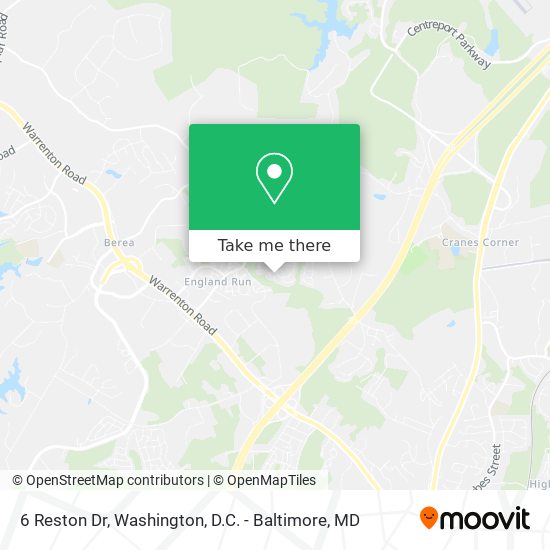 6 Reston Dr map