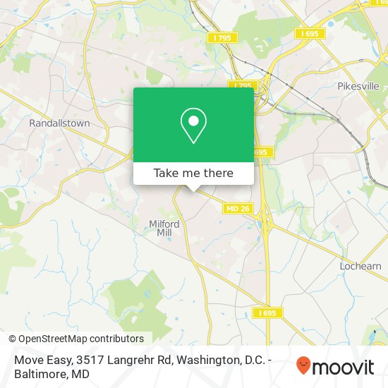 Mapa de Move Easy, 3517 Langrehr Rd