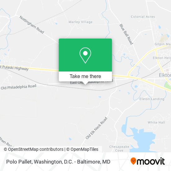 Mapa de Polo Pallet, 1726 E Old Philadelphia Rd