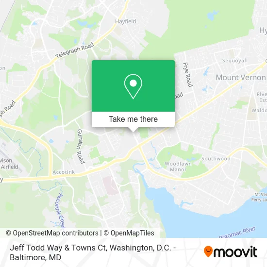 Jeff Todd Way & Towns Ct map