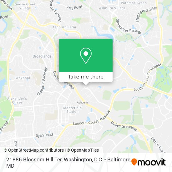 21886 Blossom Hill Ter map