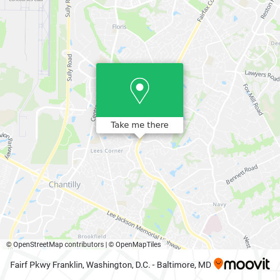 Mapa de Fairf Pkwy Franklin