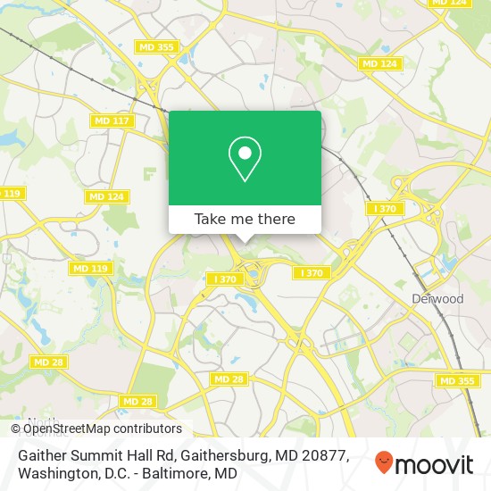 Mapa de Gaither Summit Hall Rd, Gaithersburg, MD 20877