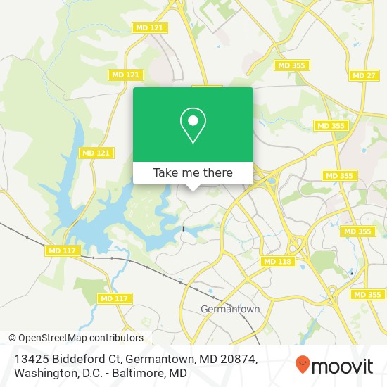 13425 Biddeford Ct, Germantown, MD 20874 map