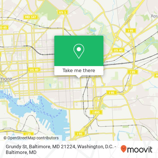 Grundy St, Baltimore, MD 21224 map