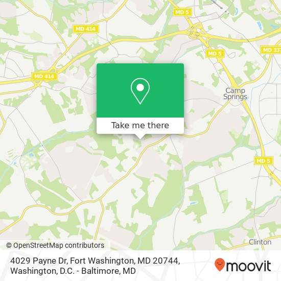 4029 Payne Dr, Fort Washington, MD 20744 map