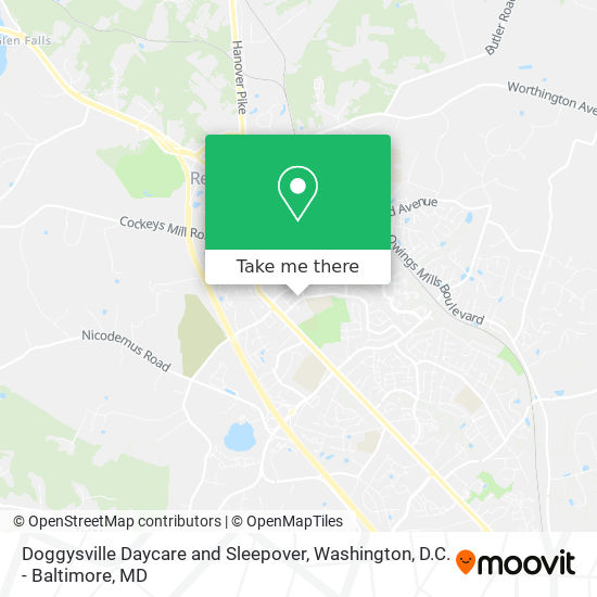 Mapa de Doggysville Daycare and Sleepover