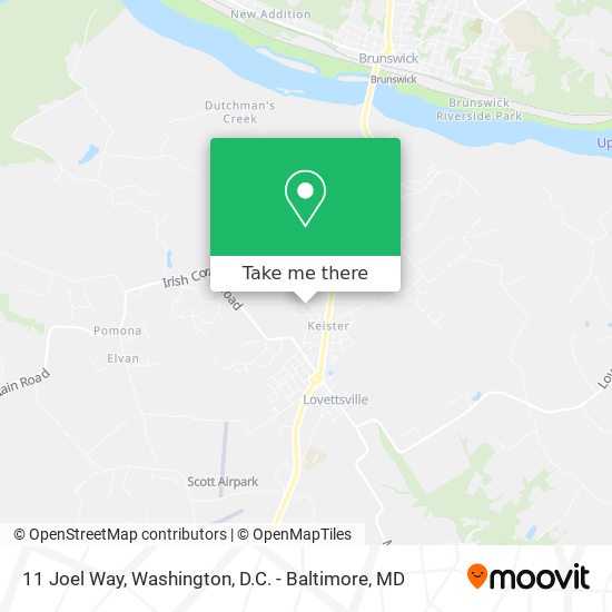11 Joel Way map