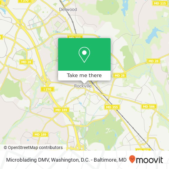 Microblading DMV map