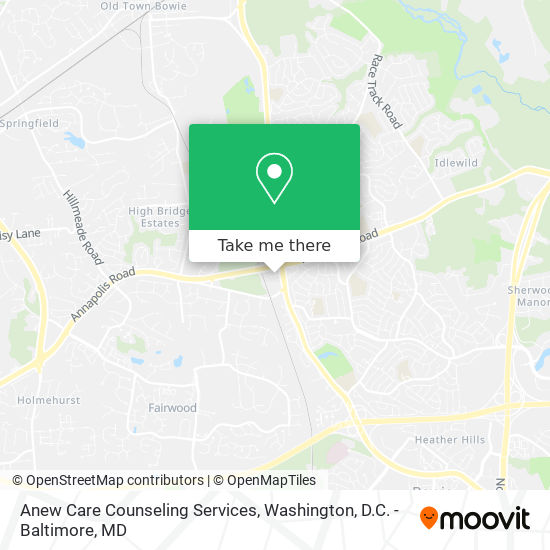 Anew Care Counseling Services map