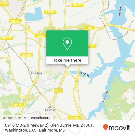 6916 MD-2 (Freeway 2), Glen Burnie, MD 21061 map