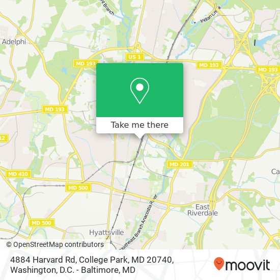 4884 Harvard Rd, College Park, MD 20740 map