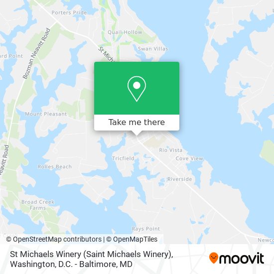 Map Of St Michaels Md How To Get To St Michaels Winery (Saint Michaels Winery) In St. Michaels By  Bus?