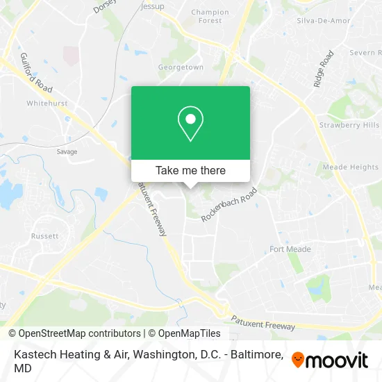 Kastech Heating & Air map