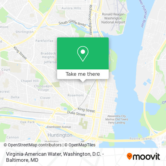 Mapa de Virginia-American Water