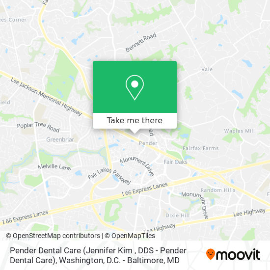 Mapa de Pender Dental Care (Jennifer Kim , DDS - Pender Dental Care)