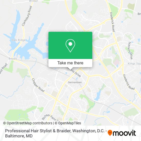 Professional Hair Stylist & Braider map