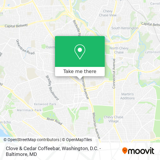 Clove & Cedar Coffeebar map