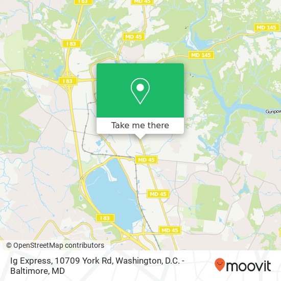 Ig Express, 10709 York Rd map