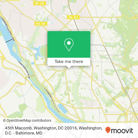 45th Macomb, Washington, DC 20016 map
