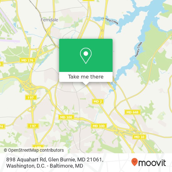 898 Aquahart Rd, Glen Burnie, MD 21061 map