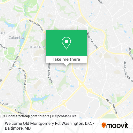 Mapa de Welcome Old Montgomery Rd