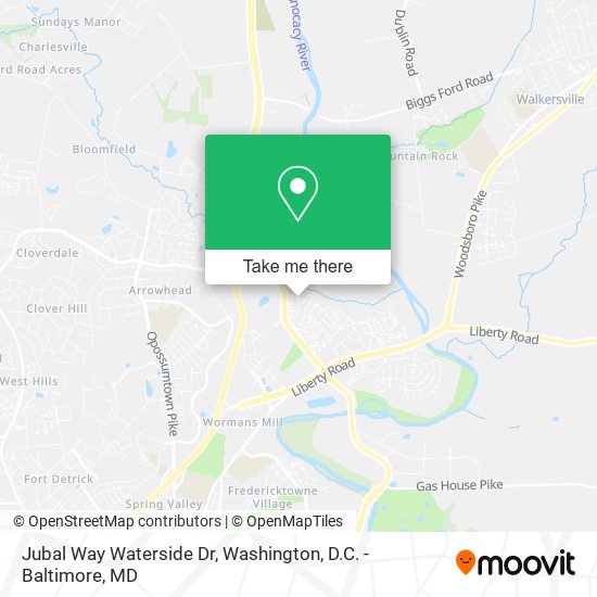 Jubal Way Waterside Dr map