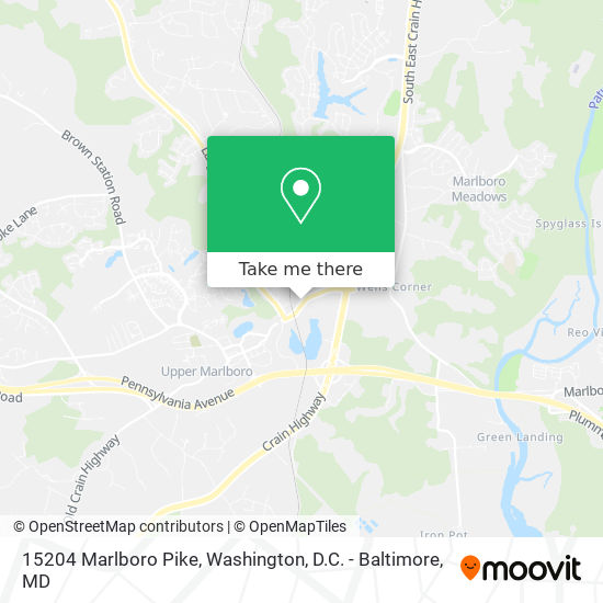 Mapa de 15204 Marlboro Pike