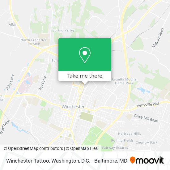 Mapa de Winchester Tattoo