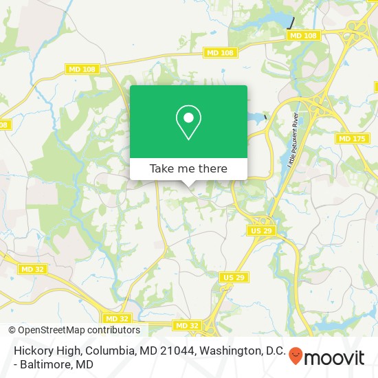 Hickory High, Columbia, MD 21044 map