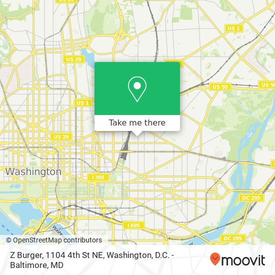 Z Burger, 1104 4th St NE map