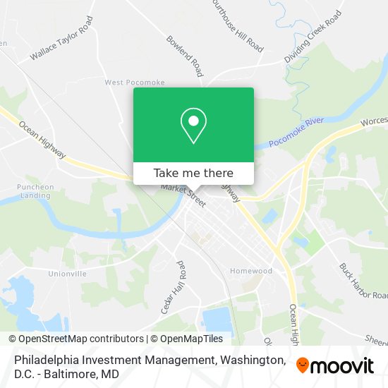Mapa de Philadelphia Investment Management