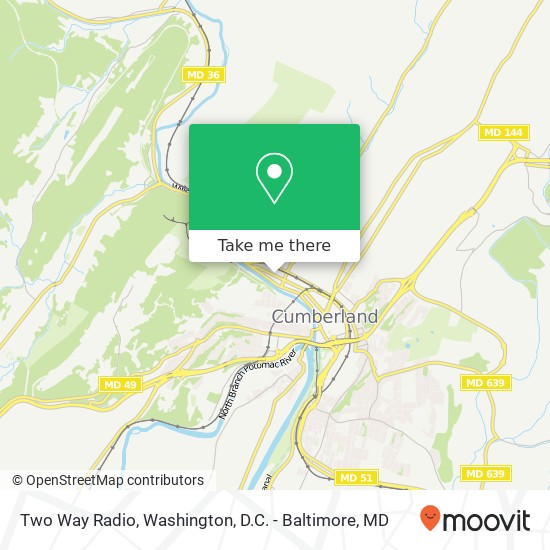 Mapa de Two Way Radio