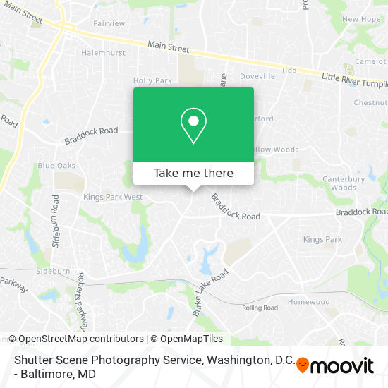 Shutter Scene Photography Service map