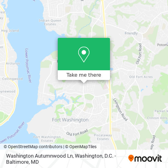 Mapa de Washington Autumnwood Ln