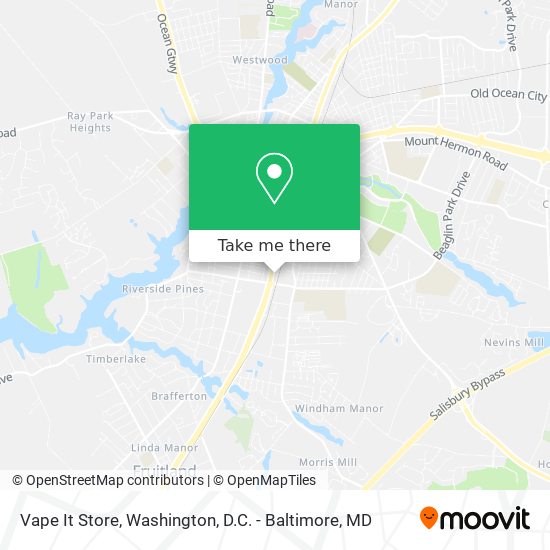 Vape It Store map