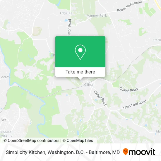 Simplicity Kitchen map