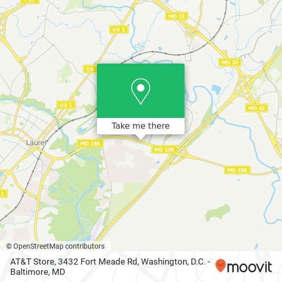 AT&T Store, 3432 Fort Meade Rd map