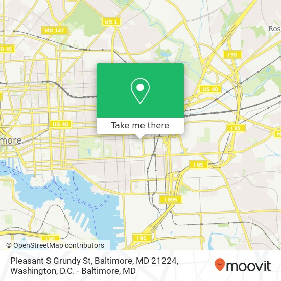 Pleasant S Grundy St, Baltimore, MD 21224 map