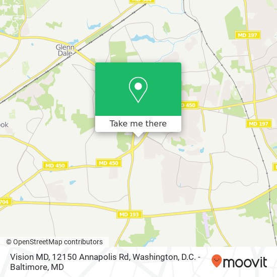 Vision MD, 12150 Annapolis Rd map