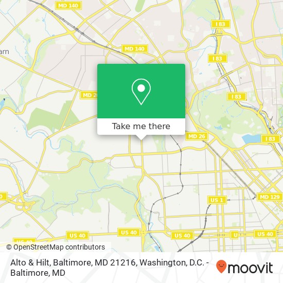 Alto & Hilt, Baltimore, MD 21216 map