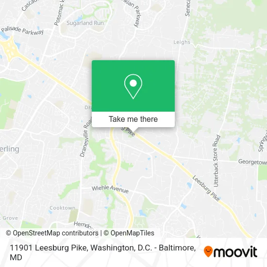 11901 Leesburg Pike, Herndon, VA 20170 map